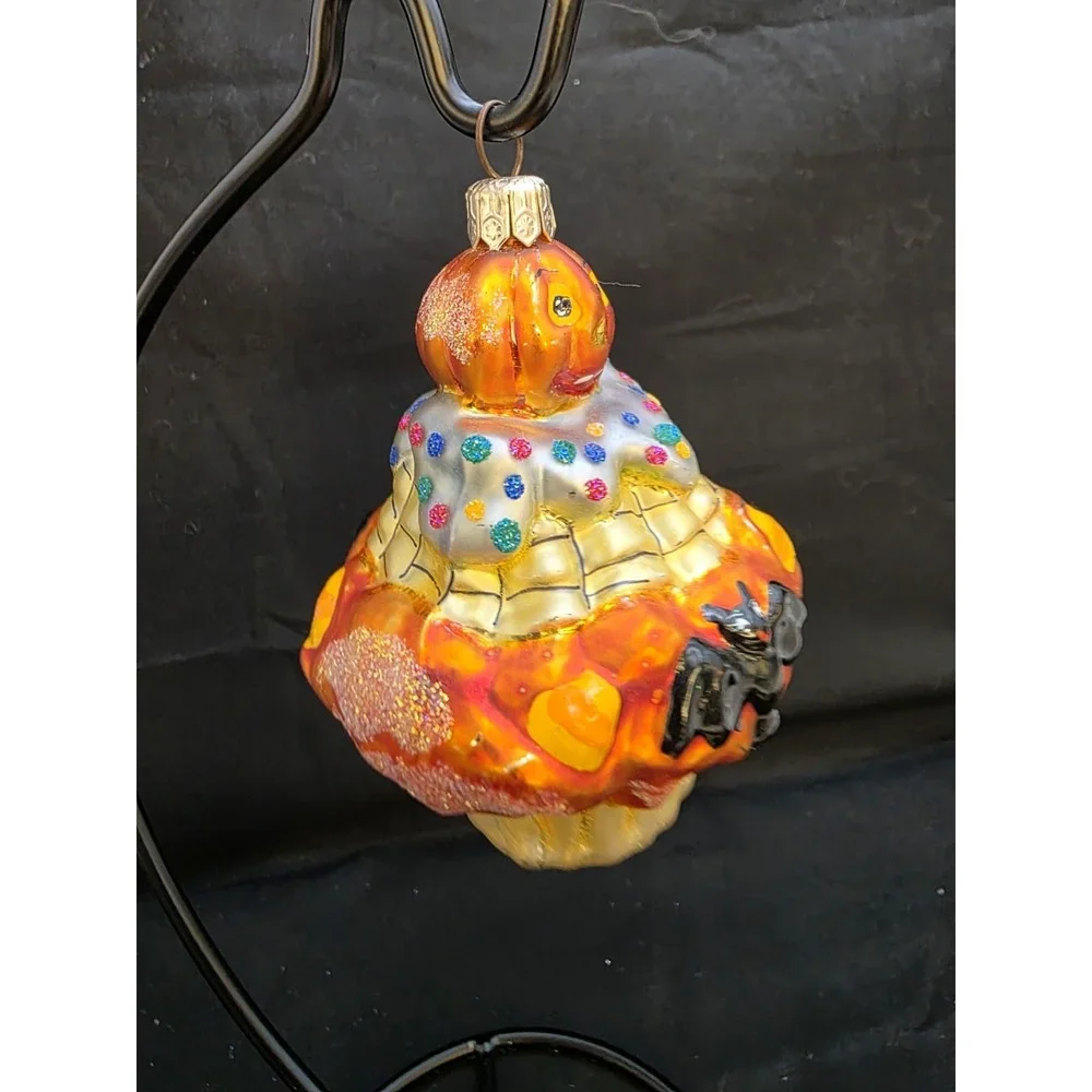 VTG Christopher Radko Treats On Sweets 2000 Halloween Cupcake Spider Ornament 4